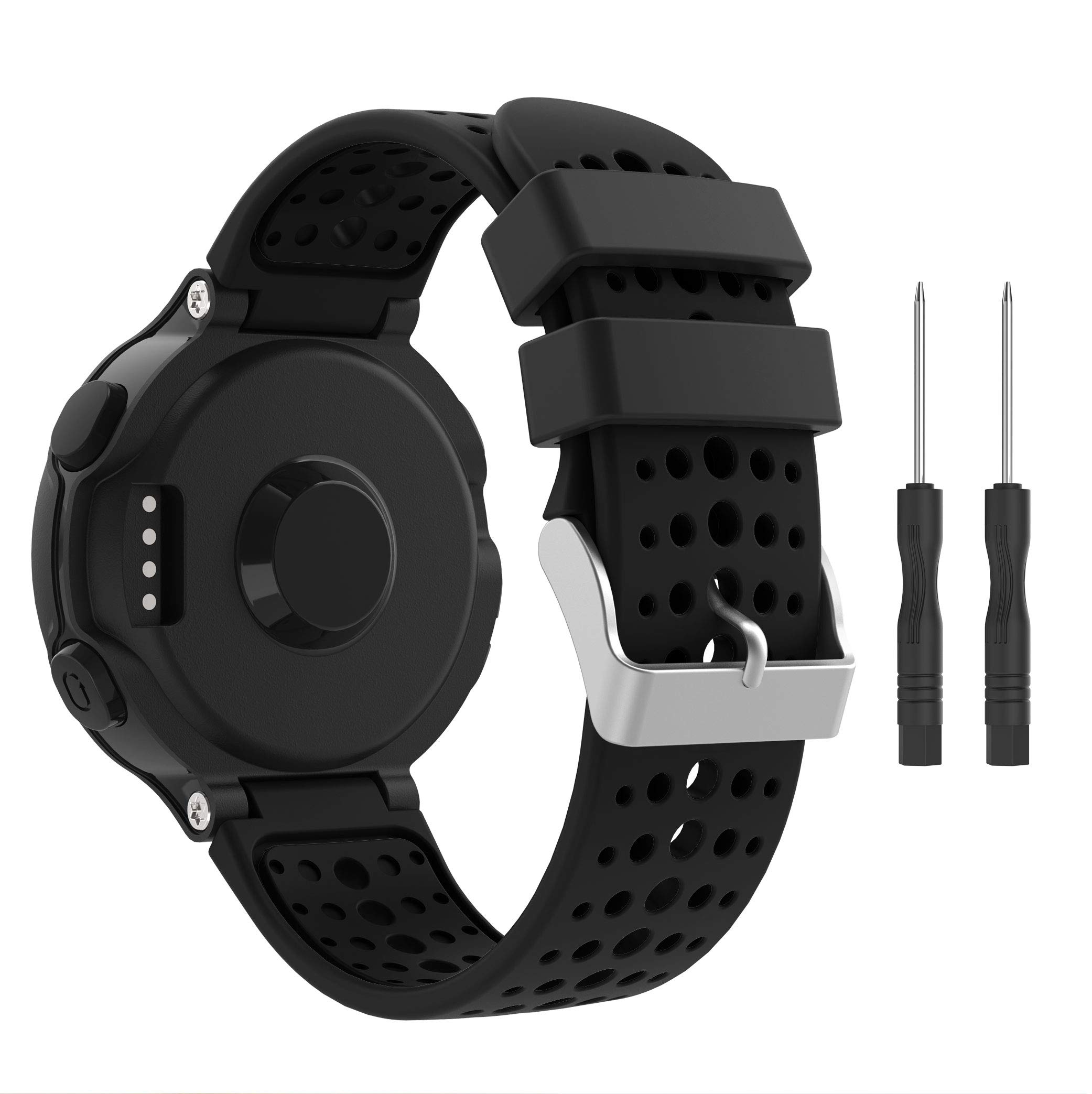 Syxinn Compatible with Strap Forerunner 235 Watch Band Straps, Soft Silicone Replacement Wristband Bracelet for Forerunner 235/220/230/620/630/735XT
