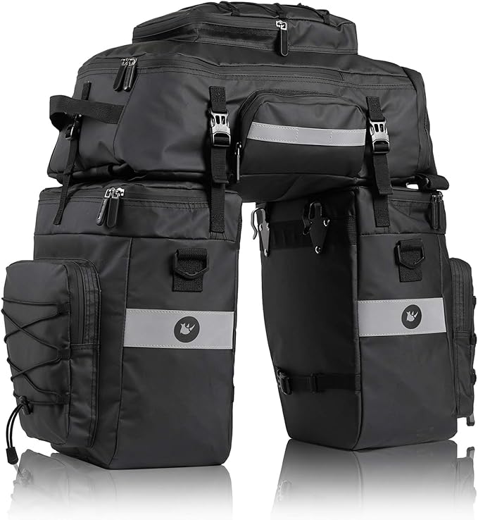 Rhinowalk Waterproof Bike Pannier Bags 3 in 1 Bicycle Rear Seat Truck