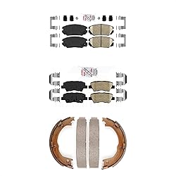 Transit Auto Front Rear Ceramic Disc Brake Pads Kit