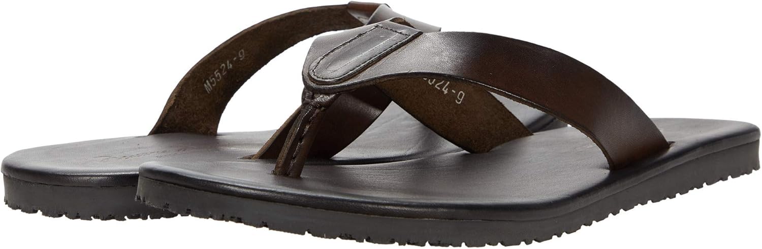mens leather thong sandals