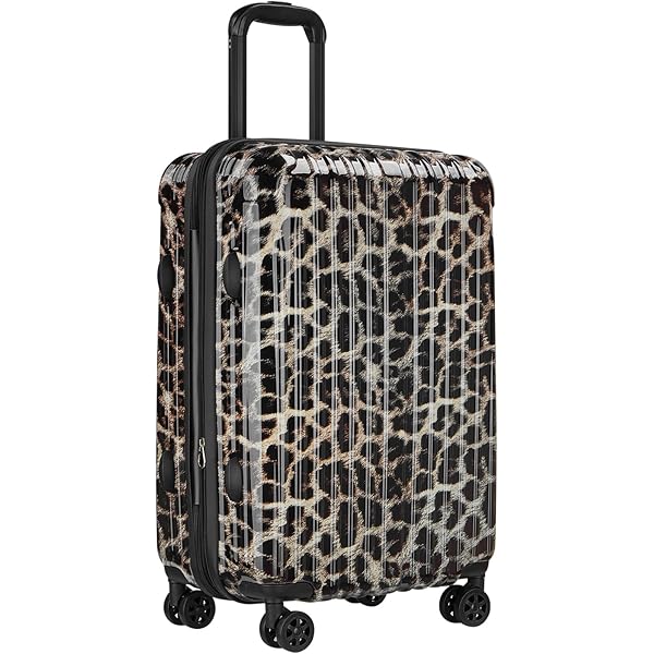 Amazon.com | InUSA Cheetah Print Luggage with Spinner Wheels  display picture 1