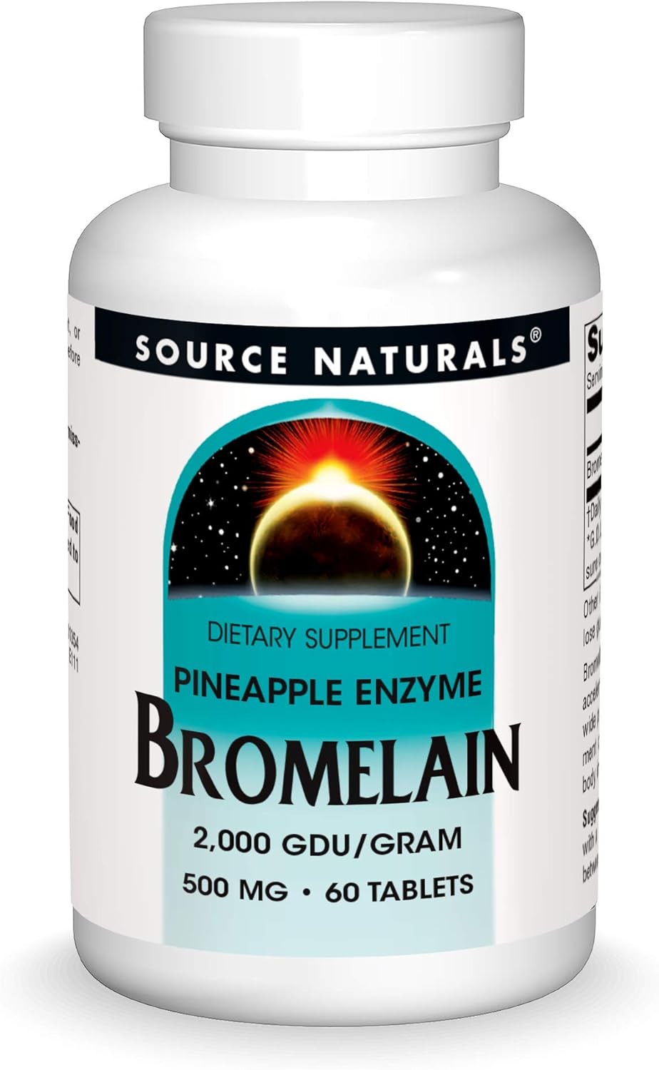 SOURCE NATURALS Bromelain 2000 Tablet, 60 Count: Health & Personal Care