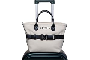 Cincha Mini Travel Belt for Luggage - Stylish & Adjustable Add a Bag Luggage Strap for Carry On Bag - Airport Travel Accessories for Women & Men - As Seen on Shark Tank (Black)