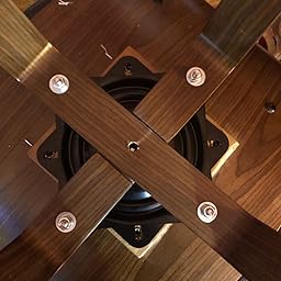 armen living lcsuchwach summer chair in charcoal fabric and walnut wood finish