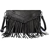 Lytosmoo Vintage Fringe Purse Fringe Hobo Bags for Women Vegan Leather Tassel Hippie Crossbody Bag | Vintage, Vegan Leather, Tassel, Hippie