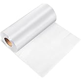 Peryiter 1 Roll 10 x 100 yd Clear Wash Away Water Soluble Embroidery Stabilizer 25?m Topping Film Stabilizer for Embroidery Lightweight Sewing Stabilizers for Hand Sewing Machine