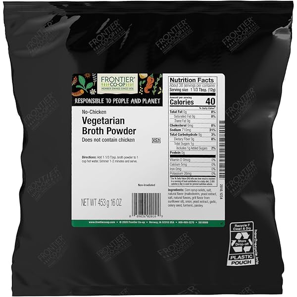 Amazon.com : Frontier Co-op Vegetarian Broth Powder, 1-Pound Bulk