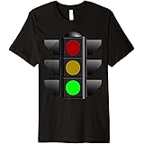 Green Traffic Light Signal Stop Caution Go T Shirt