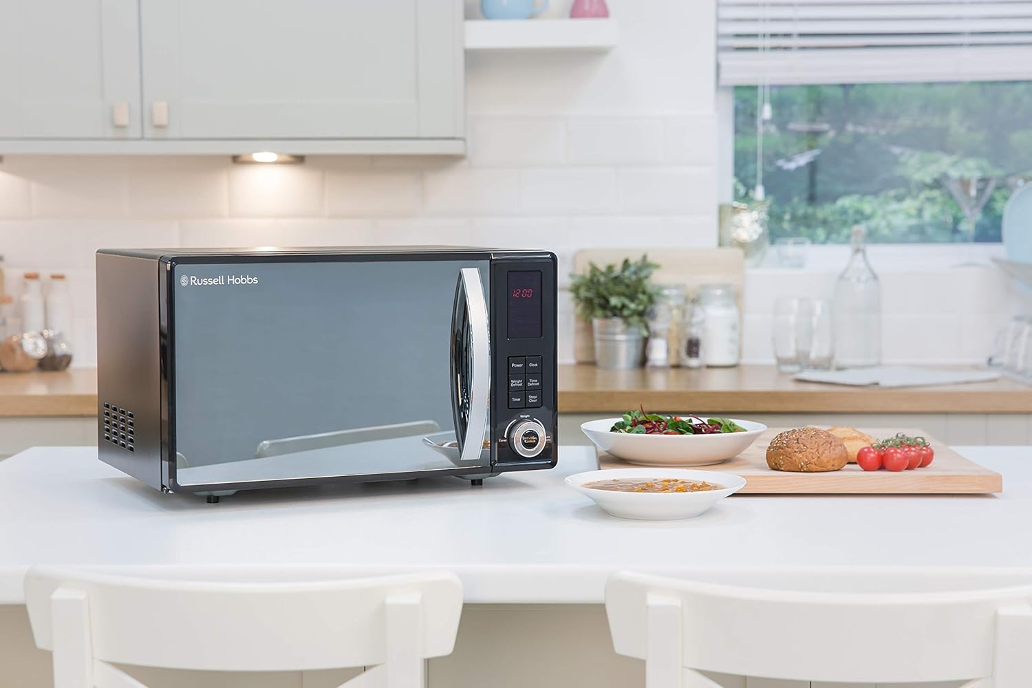 Russell Hobbs RHM2362BG 23L Microwave, 800W, Auto Defrost, Black