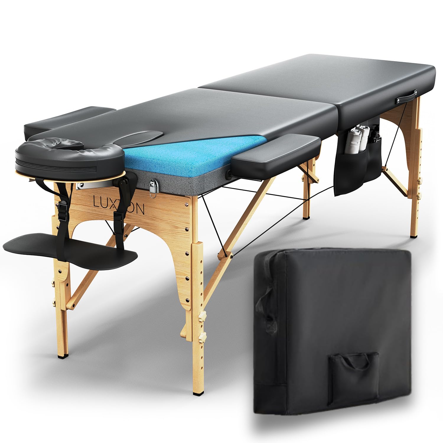 Luxton Home Memory Foam Massage Table Premium