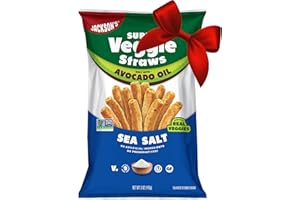 JACKSON'S Jackson’s Super Veggie Straws™ (Sea Salt, 5 oz, Pack of 6) – Gluten Free, Vegan, Snacks for Kids & Adults – Made with Premium Avocado Oil – Allergen-friendly, Veggie Straws Individual Bags