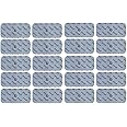 20 axion TENS Unit Electrode Pads 4x2'' - Replacement Pads with 3.5mm Snap Button for TENS Machines and Muscle Stimulators | Reusable Self-Adhesive TENS/EMS Electrodes