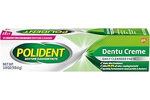 Polident Triple Mint Fresh Paste for Denture Cleaning, 3.9 ounces