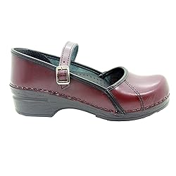 Bjork Women's Marcella Mary-Jane Leather Clogs