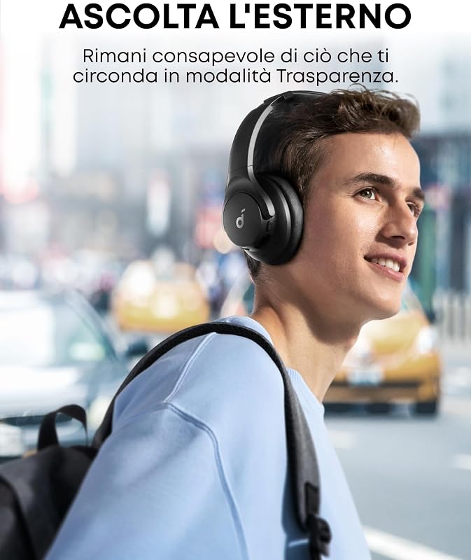 Q20i di Anker, Cuffie Bluetooth Over-Ear con Cancellazione Rumore