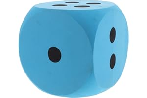 UPKOCH Large Eva Foam Dice - Soft Halloween Board Game Big Dice - 15cm Giant Raffle Prop for Parties - Educational Game Acces