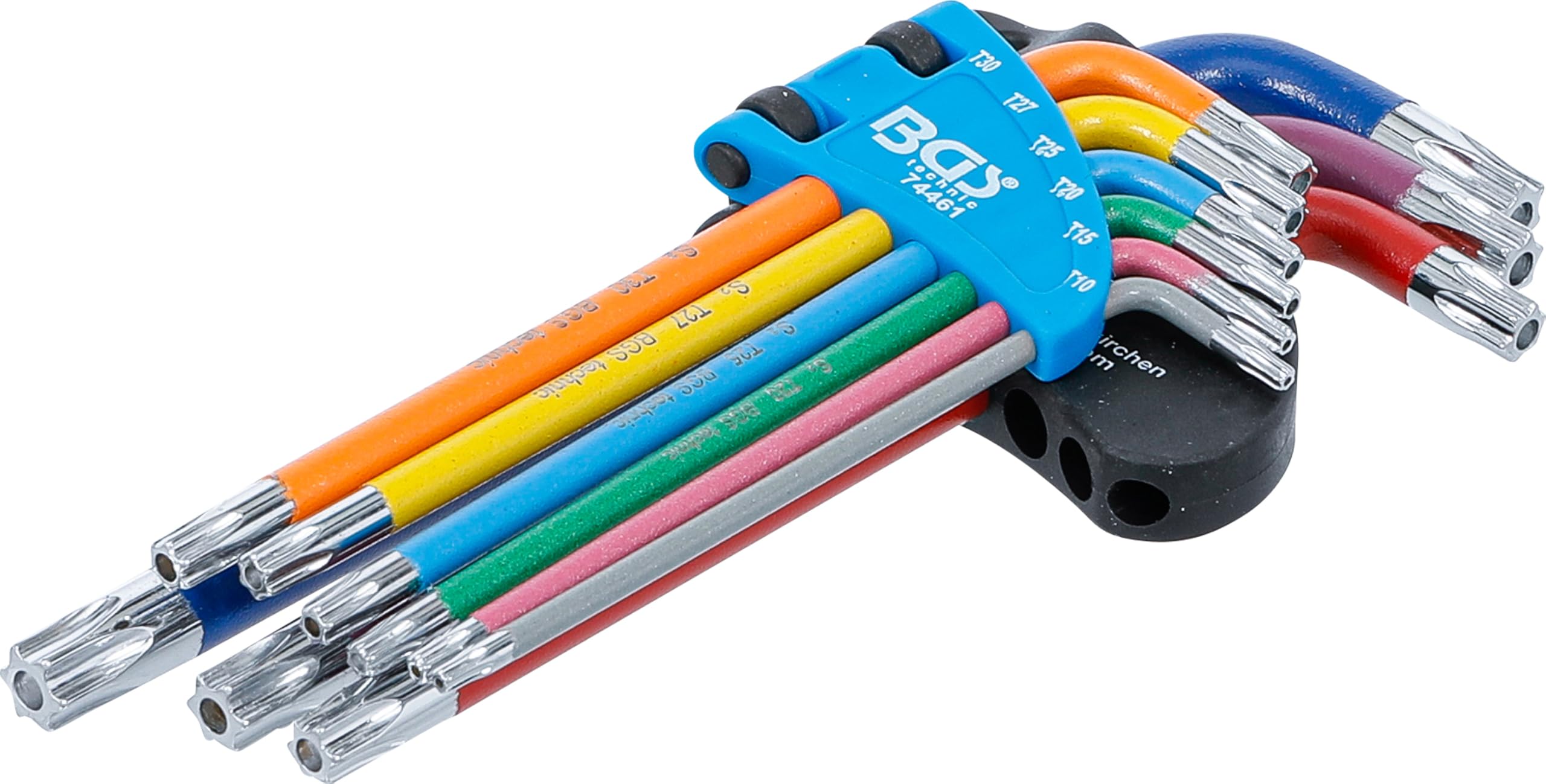 BGS 74461 | L-Type Wrench Set | Multicolour | T-Star tamperproof (for Torx) T10 - T50 | 9 pcs.