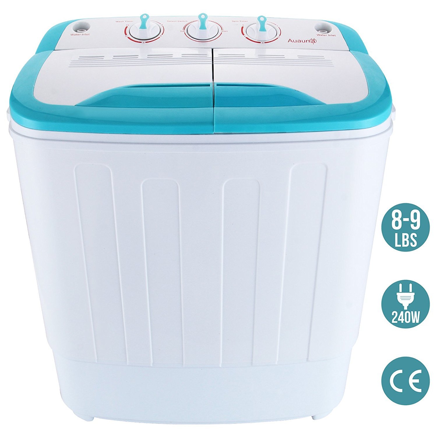 Auauna Portable Mini Rv Dorm Compact 8 9lbs Washing Machine Washer