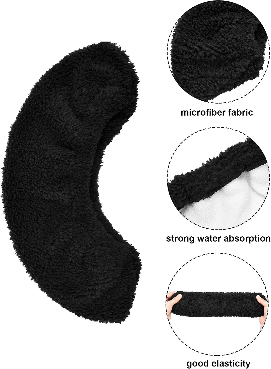Blulu 2 works Ice Skate Covers for Blades Skate Blade Covers Protector Guards for Hockey Figure Accessories(Black,L) - Image 5