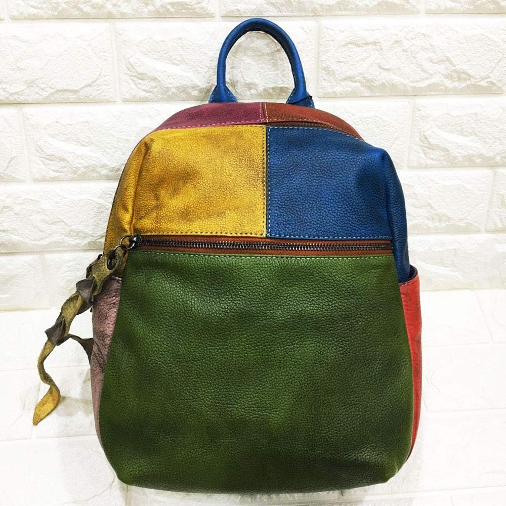 multi coloured leather patchwork bags