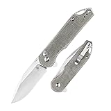 Kizer Assassin(XL) EDC Knife 154CM Steel, Micarta