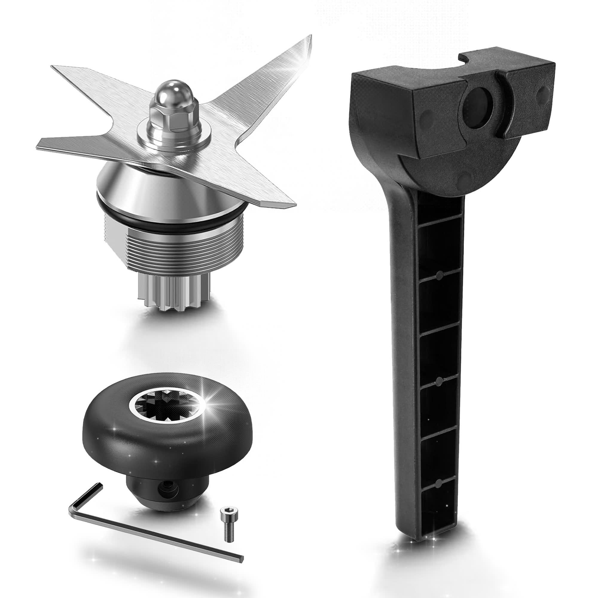 Photo 1 of **Missing part, See Pictures**

Blender Blade Replacement Compatible with Vitamix, Vitamix Replacement Blade for models 5200 Series, Standard 64oz & 32oz Containers, Wet Blade Assembly with Wrench & Drive Socket Kit