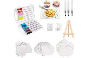 41Pcs Magic Puffy Paint, Magic Foam Texture Painting Kit, 3D Drawing Set DIY Art Supplies for Handmade with 15 Canvas Sponges