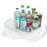 Incostar 360° Rotating Lazy Susan Turntable - Multifunctional Rectangular Organizer 16.5" x 11.1" for Refrigerator, Cabinet, Pantry, and Kitchen Countertop (1 Pack)