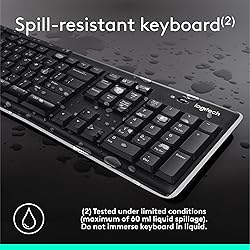 Logitech K270 Wireless Keyboard for Windows, 2.4