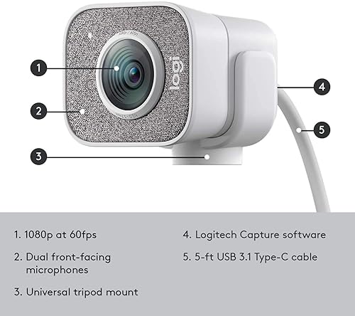 Full Hd 1080p Logitech Streamcam Usb Logitech StreamCam Full HD