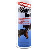 Prozap Insectrin Dust Livestock Dust | Powder permethrin insecticide, off-white, can