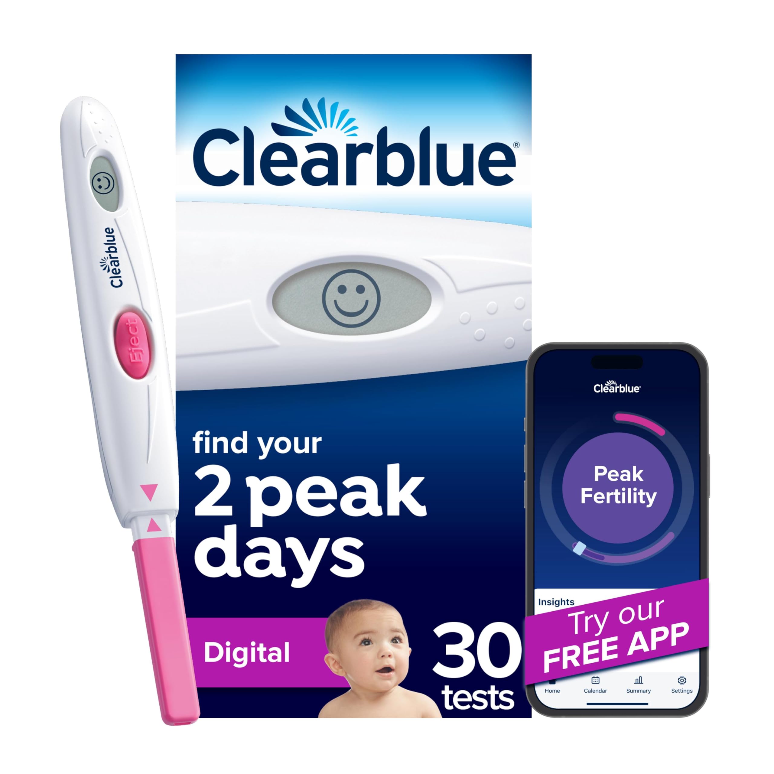 Photo 1 of Clearblue Digital Ovulation Test, exp- 2027