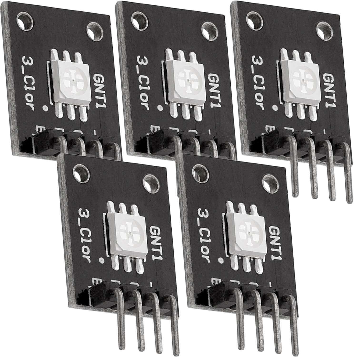 AZDelivery 5 x KY-009 RGB LED SMD Module Sensor compatible with Arduino Including E-Book! — image 1