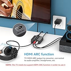XPTSFDU HDMI ARC Adapter 4K60Hz HDMI ARC Audio