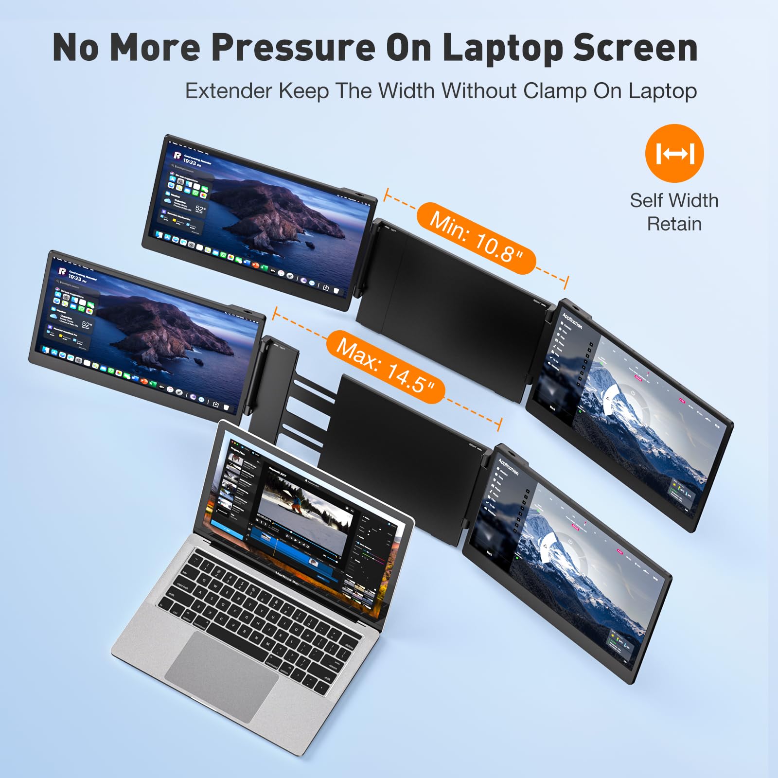 Mua TJICHIHEAT Triple Laptop Screen Extender - S3 Portable Laptop ...