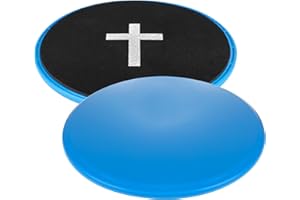 Eyourlife Core Slider Dual-Sided Sliders for Working Out 2-Pack on Hardwood & Carpet Pilates Equipment with Cross Design Portable Fitness Equipment for Abs Yoga Board & Full-Body Training