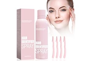 FRANDORA Hair Identifier Spray for Face Shaving, Facial Hair Identifier Spray for Dermaplaning, Premium Face and Body Shaving Spray for Women & Men – Smooth Skin Tool