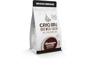 Crio Bru Brewed Cacao Nicaragua Medium Roast Coffee Alternative 100 Percent Pure Cacao Beans 99 Caffeine Free 10 Ounce Non Organic