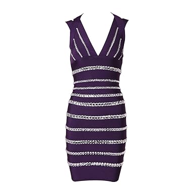 dark purple bodycon dress