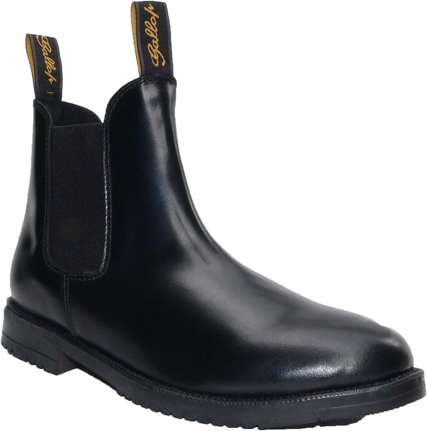 Gallop Black Classic Leather Jodhpur Boots