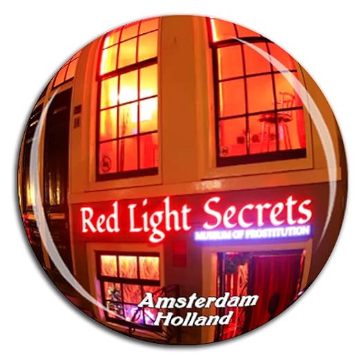 Weekino Red Light District Amsterdam Países Bajos Holanda Imán de ...