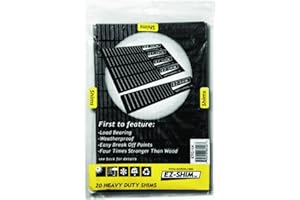 E-Z SHIM Ez Shim Heavy Duty Shims 7.9 " Plastic Plastic