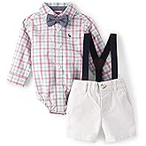 Gymboree baby-boys Short Sleeve Button Up and Shorts SetShorts