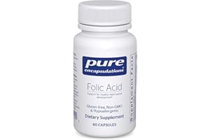 Pure Encapsulations Folic Acid | Hypoallergenic Dietary Supplement | 60 Capsules