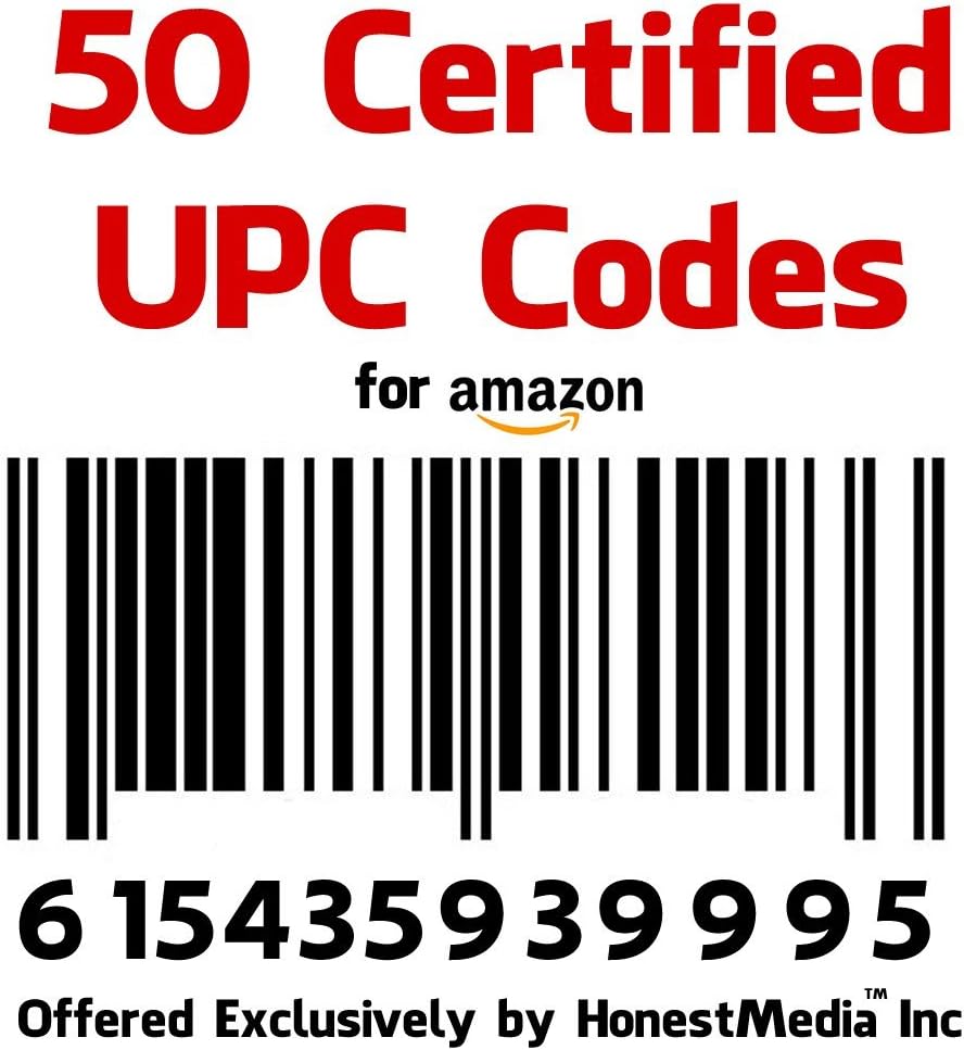 UPC EAN Numbers Barcodes Bar Code Number Amazon (50 UPC EAN Barcode