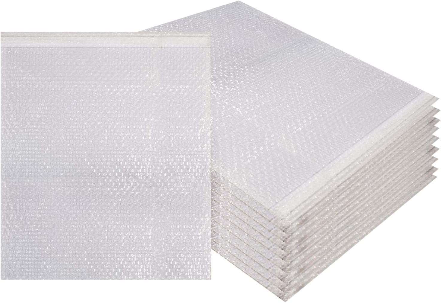AMZ Supply Bubble Out Bags 15 x 17.5 Clear Cushioned Pouches 15 x 17 1/2 by Amiff. Pack of 10 Bubble Pouch Bags. Self-Sealing. Mailing, Shipping, Packing, Packaging, Storage and Moving.
