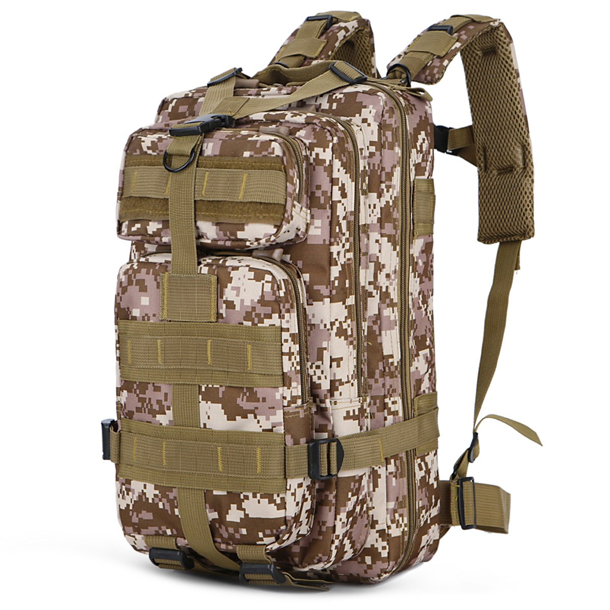 30L Military Tactical Backpack Waterproof Outdoor Bag for Hiking Camping Climbing Trekking Travel Daypack Size 8.6\'\'x 5.9\'\'x 16.9\'\' (Camouflage2)