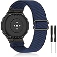 Bolesi Stretchy Nylon Bands Compatible with Amazfit T-rex/T-Rex Pro,Elastic Soft Sport Loop Watch Strap Adjustable Wristband for Amazfit T-Rex/T-Rex Pro Smartwatch Accessories