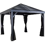 Aluminium pavillon mit doppelstegplatten Aluminium pavillon mit doppelstegplatten