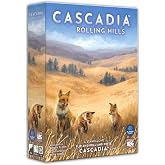 Cascadia: Rolling Hills Standalone Flip, Roll &amp; Write Puzzly Dice Game Fun! | 1-4 Players, Ages 10+, 15-30 Mins, Prairie Landscapes, Fill Environment Sheets, Manipulate Dice &amp; Complete Dynamic Objectives